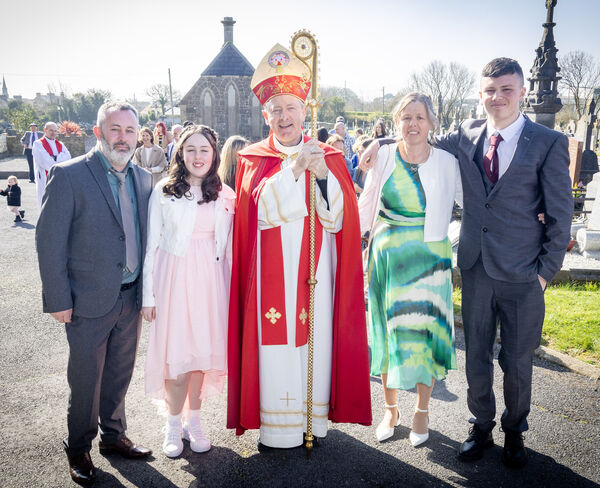 Emma Casey, Glór na Mara, who was Confirmed by Bishop Alphonsus Cullinan at the Holy Cross Church, Tramore.