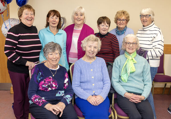  Bonnie Murray pictured with friends at her 90th birthday at Tramore Community Care Centre.