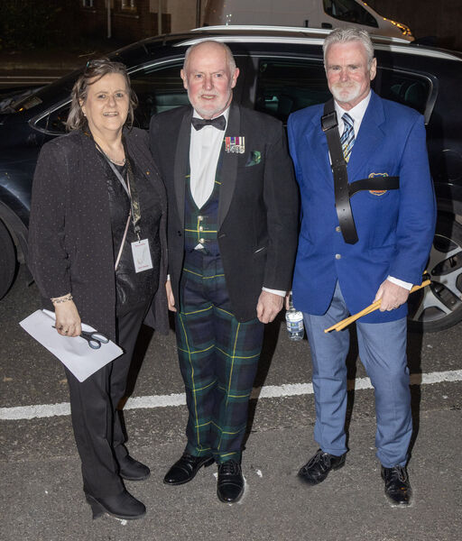  Maria O'Brien, Steven Walsh, President Massed Bands, and Brendan O'Brien, at the Massed Bands 20th Anniversary Concert, in the Sacred Heart Church The Folly. Photo: Joe Evans