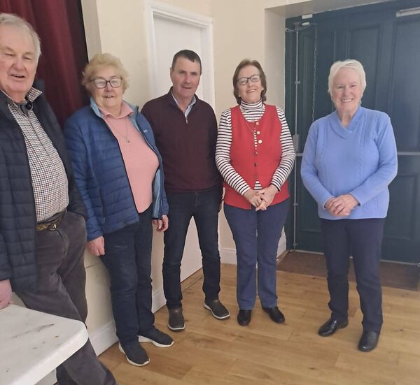 Pictured L-R: Tom Murphy(Chairman) Mary Walsh, Cllr Liam Brazil, Mary Daye-Guiry, and Mary Power at the gathering of Tay and Mahon Valley ARA. Pic: Linda Dempsey. Pictured L-R: Tom Murphy(Chairman) Mary Walsh, Cllr Liam Brazil, Mary Daye-Guiry, and Mary Power at the gathering of Tay and Mahon Valley ARA. Pic: Linda Dempsey.