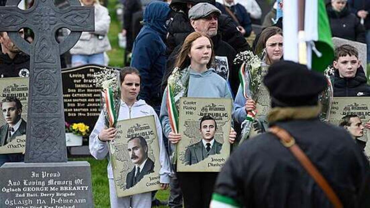 Republicans hold annual Easter parade in Derry
