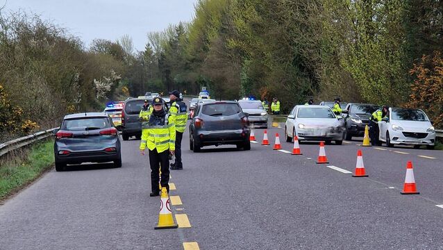 <p>Numerous road traffic offences were detected as a result of the checkpoints. Pics: An Garda Síochána Waterford FB</p>