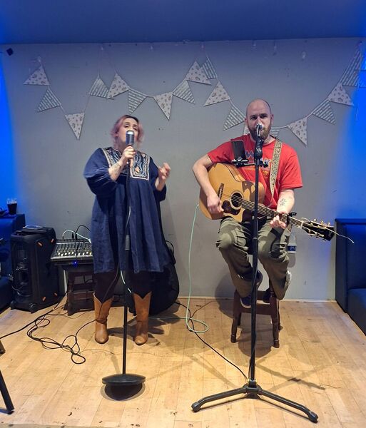 The wonderful Band Phelan Lou providing great music at the Circle of Friends Easter Celebration held at the Roanmore Centre.
