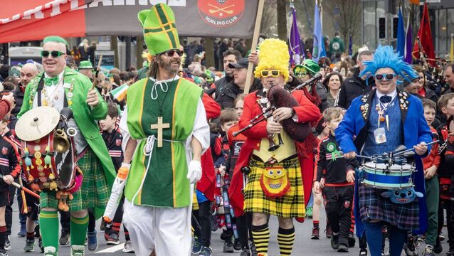 <p>The St Patrick's Day parade in Waterford was a great success</p>