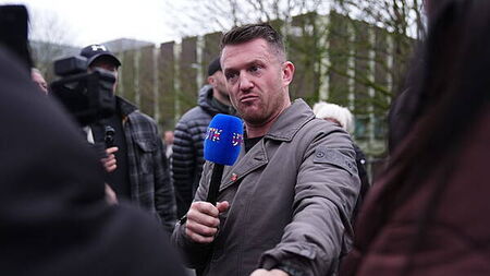 Protesters ‘manipulated by outside actors’ like Tommy Robinson, says O’Callaghan