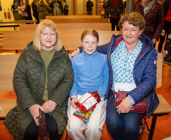 Attending were Ann Legg, Aoibhe May Doyle and Kathleen Smith. Photo: John Power