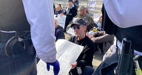 Massive Attack musician Robert Del Naja arrested at Palestine Action protest