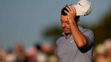 Rory McIlroy looks for answers on the range as Masters lead vanishes