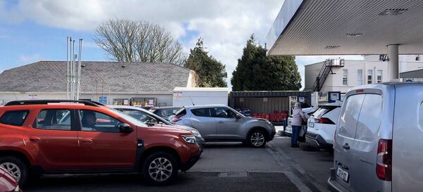 Long queues last week at Maxol Service Station, Military Rd, Waterford. Long queues last week at Maxol Service Station, Military Rd, Waterford.