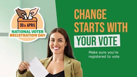 Voter registration day is this month