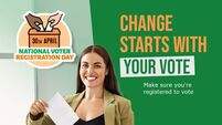 Voter registration day is this month