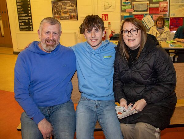 Attending were Shane, Daniel and Sinéad Smith. Photo: John Power Attending were Shane, Daniel and Sinéad Smith. Photo: John Power