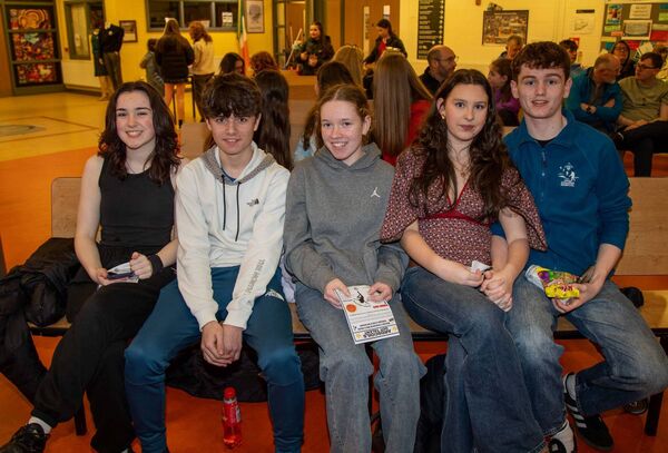 Attending were Isabel White, Jack Davy, Kayla Grant, AmeliemD Tournay and Oscar Butler. Photo: John Power Attending were Isabel White, Jack Davy, Kayla Grant, AmeliemD Tournay and Oscar Butler. Photo: John Power