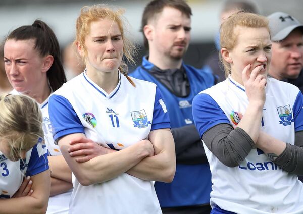 So close...Waterford's Beth Carton and Brianna O'Regan reflect after the game. So close...Waterford's Beth Carton and Brianna O'Regan reflect after the game.