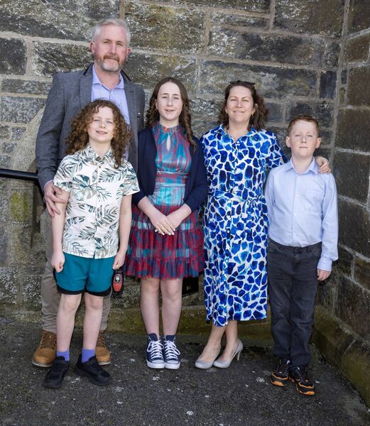 Kaitlin Crowley, Holy Cross who was Confirmed by Bishop Alphonsus Cullinan at the Holy Cross Church Tramore. Photo: Joe Evans
