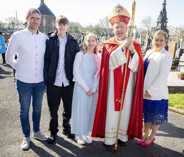 Jennifer Doody, Glor na Mara who was Confirmed by Bishop Alphonsus Cullinan at the Holy Cross Church Tramore. Photo: Joe Evans