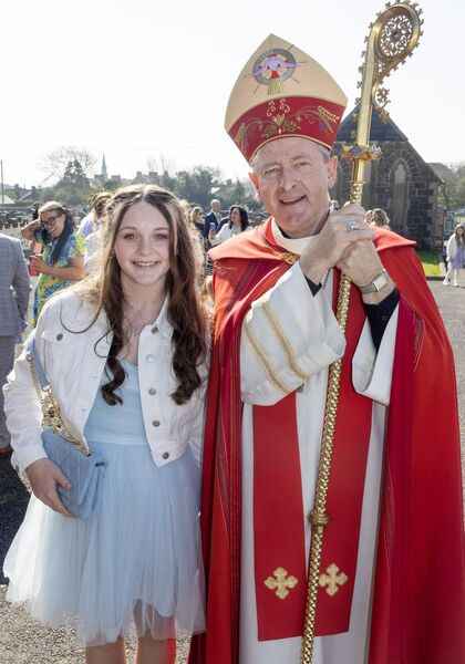Megan Hogan, Glor na Mara who was Confirmed by Bishop Alphonsus Cullinan at the Holy Cross Church Tramore. Photo: Joe Evans