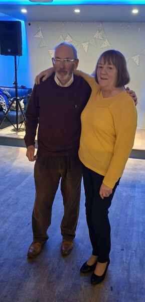 Tom Butler and Marian Bolger enjoying the Easter celebrations at the Circle of Friends Easter Celebration held at the Roanmore Centre.