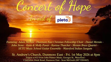 Concert of Hope to take place in County Waterford