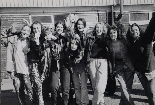 Ursuline students happy with their Junior Cert results back in 1993