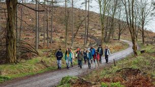 <p>People are being encouraged to get their hiking boots on for the challenge Stock image</p>