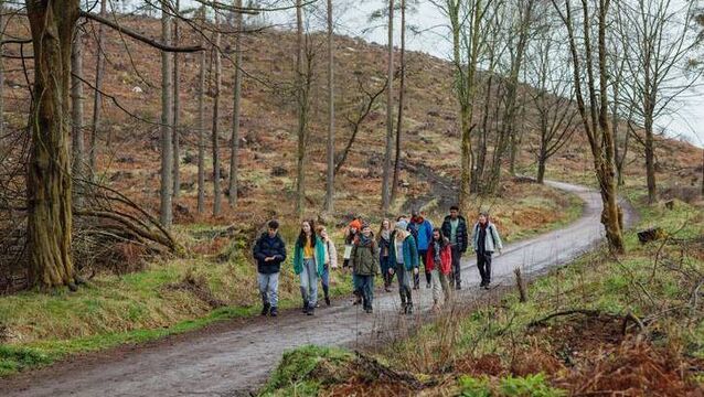 <p>People are being encouraged to get their hiking boots on for the challenge Stock image</p>