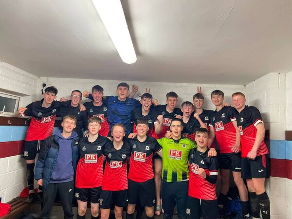 The Portlaw United AFC Youth team