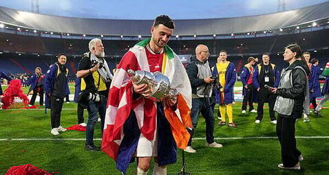 Troy Parrott helps AZ Alkmaar land Dutch Cup