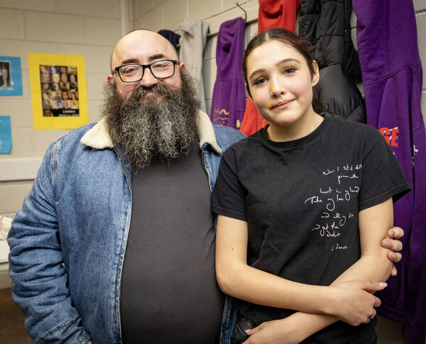  Anthony and Saoirse, at Outrage Foróige Club's 25th anniversary celebrations.