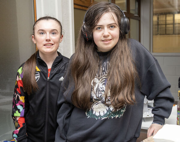  Abbie and Kim, at Outrage Foróige Club's 25th anniversary celebrations.