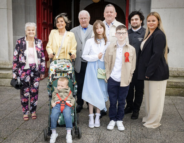  Jayden, St. Joseph's, who was confirmed by Bishop Alphonsus Cullinan at the Cathedral of the Most Holy Trinity. 	All Photos: Joe Evans