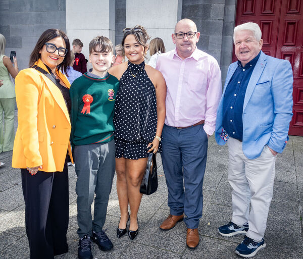  Toby Fitzgerald, St. Stephen's De La Salle, who was confirmed by Bishop Alphonsus Cullinan at the Cathedral. 