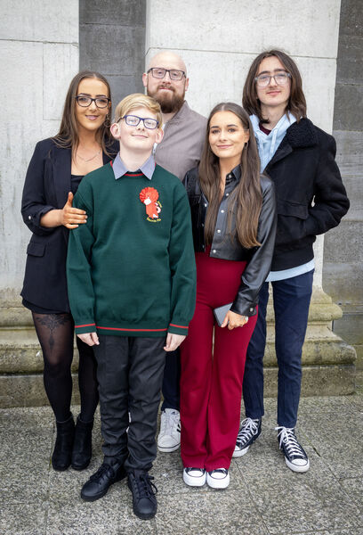  Robin O'Callaghan Upton, St. Stephen's De La Salle, who was confirmed by Bishop Alphonsus Cullinan at the Cathedral.