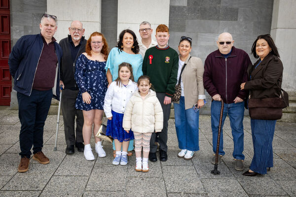  Alfie Lennon, St. Stephen's De La Salle, who was confirmed by Bishop Alphonsus Cullinan at the Cathedral. 
