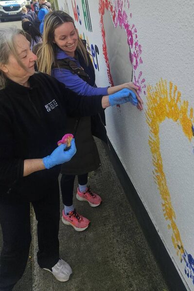 The project was a real community effort and transformed the space. Pic: Cllr Donnchadh Mulcahy