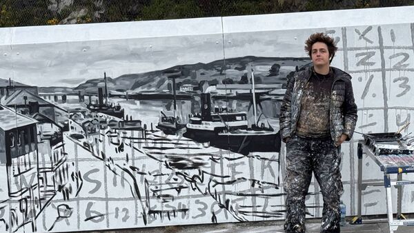 Portuguese street artist brings new life to the Walls of Waterford with Ferrybank murals