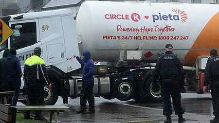 Man (51) charged over climbing on oil tanker at fuel protest in Cork