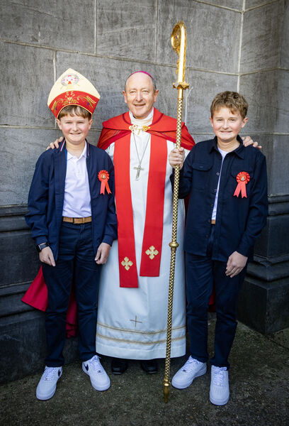  Twins, Sean and Conor Power, St. Declan's, who were Confirmed by Bishop Alphonsus Cullinan at St. John's Church.