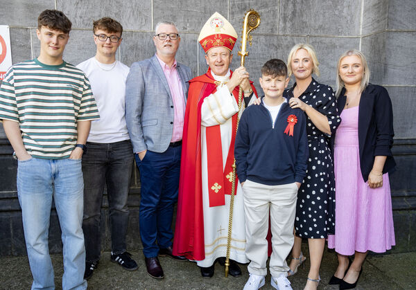  Ciaran Mullan, St. Declan's, who was Confirmed by Bishop Alphonsus Cullinan at St. John's Church.
