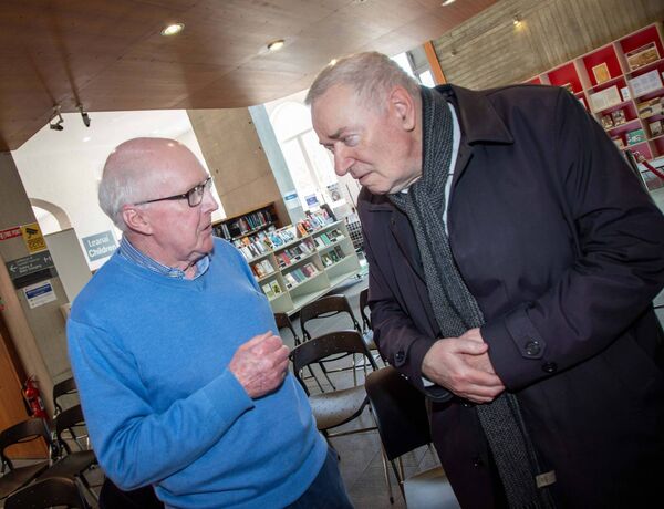 Attending were Terry White and Emmet O'Connor. Photo: John Power
