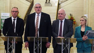 Priest 'shocked' as five men arrested after row at Donegal church