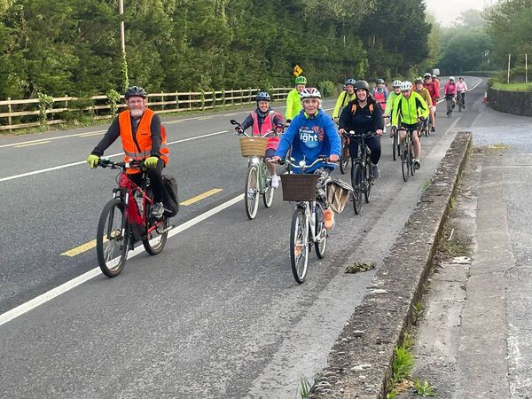 Some of the Waterford participants in Bike Week in 2025