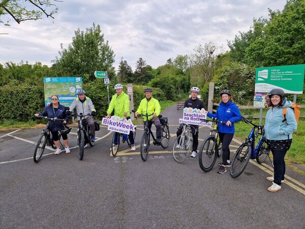 Some of the Waterford participants in Bike Week in 2025
