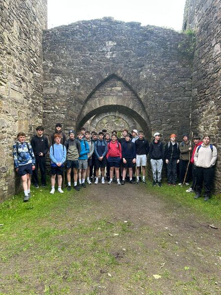 The Gaisce boys group from St Declan's Community College.