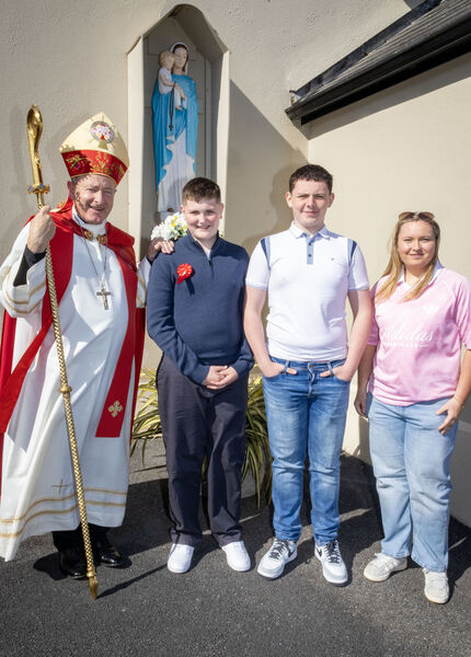  Conor O'Leary, Butlerstown who was confirmed by Bishop Alphonsus Cullinan at The Church of the Nativity of The Blessed Virgin Mary, Butlerstown. Photo: Joe Evans