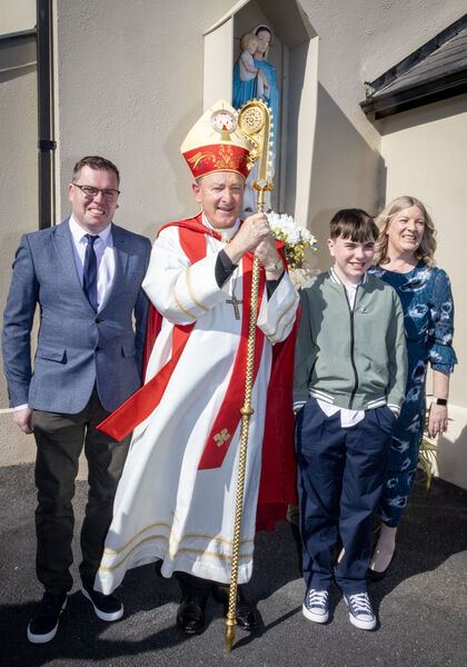  Ethan Ball, Butlerstown who was confirmed by Bishop Alphonsus Cullinan at The Church of the Nativity of The Blessed Virgin Mary, Butlerstown. Photo: Joe Evans
