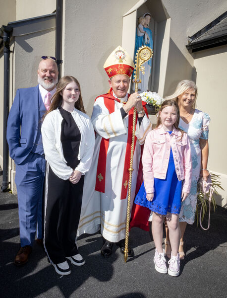  Aoibhe Wilson, Butlerstown who was confirmed by Bishop Alphonsus Cullinan at The Church of the Nativity of The Blessed Virgin Mary, Butlerstown. Photo: Joe Evans