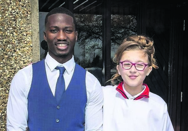 Shania Beahan, St. Saviour’s, who was Confirmed by Bishop Alphonsus Cullinan, at St. Saviour’s Church.