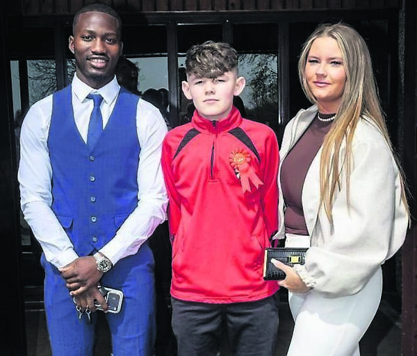 Edward Mullins on his confirmation day.