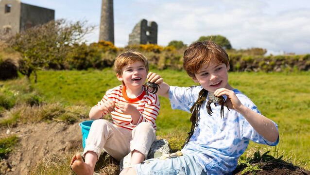 Pictured at the UNESCO Global Geopark on the Copper Coast in Waterford, ‘Finding their Wild’ are brothers Jeff Cowman (4) and Hugh Cowman (7). Photo: Patrick Browne <p>Pictured at the UNESCO Global Geopark on the Copper Coast in Waterford, ‘Finding their Wild’ are brothers Jeff Cowman (4) and Hugh Cowman (7). Photo: Patrick Browne </p>